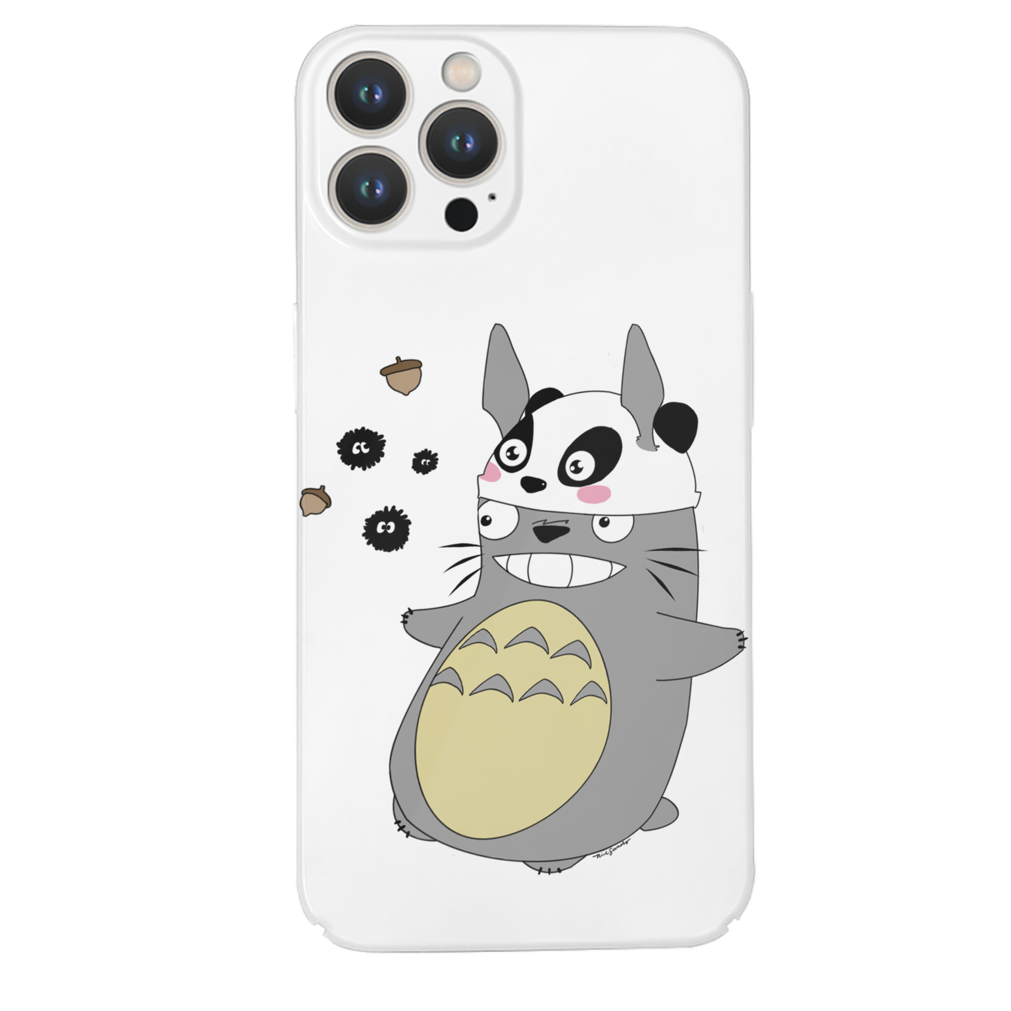 （画像用） となりのトトロ 草壁メイ 草壁サツキ My Neighbor Totoro Satsuki Kusakabe Mei Kusakabe 【iPhone 14シリーズ対応】ハードケース